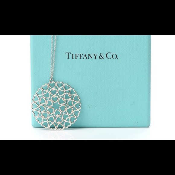 Tiffany & Co. Jewelry - Authentic Tiffany and Co Paloma Picasso Crown of Hearts Pendant Necklace.